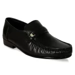 Black Leather Slip On Shoes (Item 3567)
